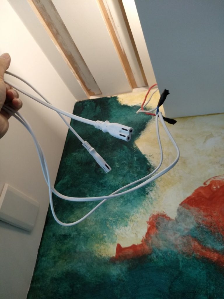 電動窗簾電源連接