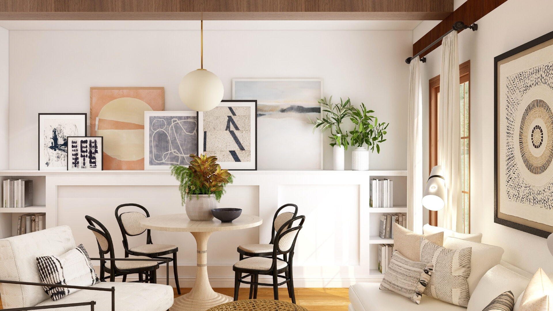 北歐風房間裝潢範例